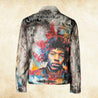 Denim jacket women Jimi Hendrix